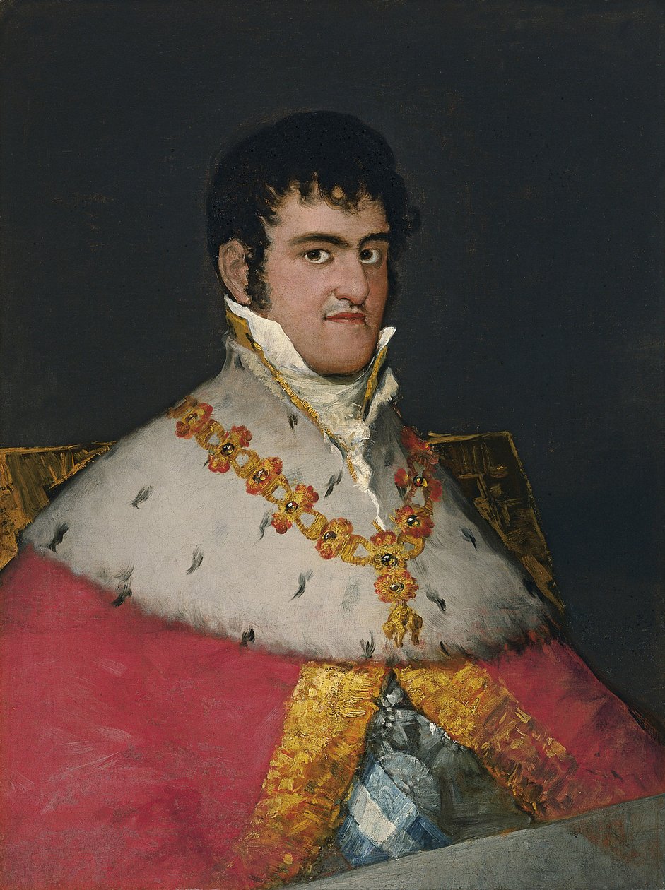 Ferdinánd arcképe VII alkotó: Francisco de Goya