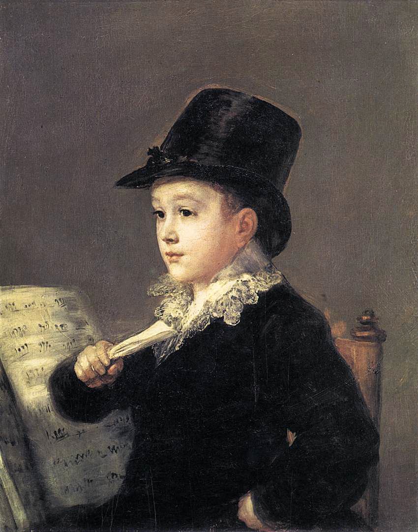 Mariano Goya portréja alkotó: Francisco de Goya
