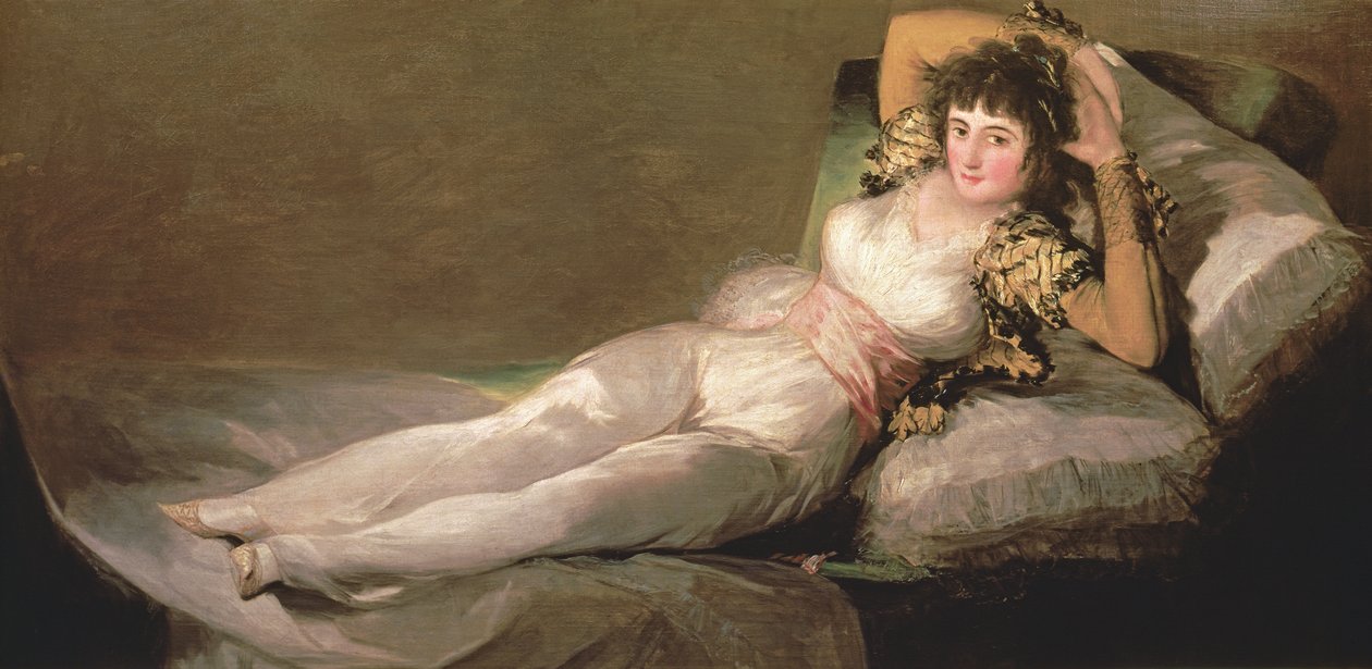 A felöltözött Maja, 1800 körül alkotó: Francisco de Goya