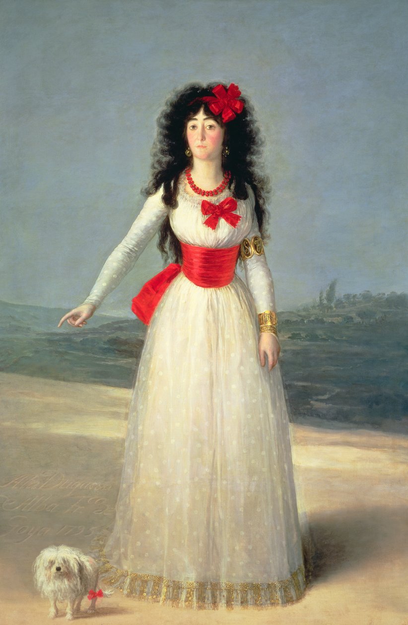 Alba hercegnője, 1795 alkotó: Francisco de Goya