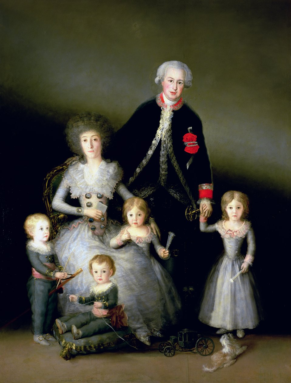 Osuna hercege és családja, 1788 alkotó: Francisco de Goya
