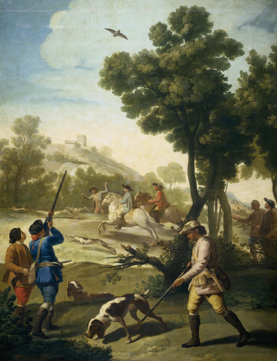 A fürjhajtás alkotó: Francisco de Goya