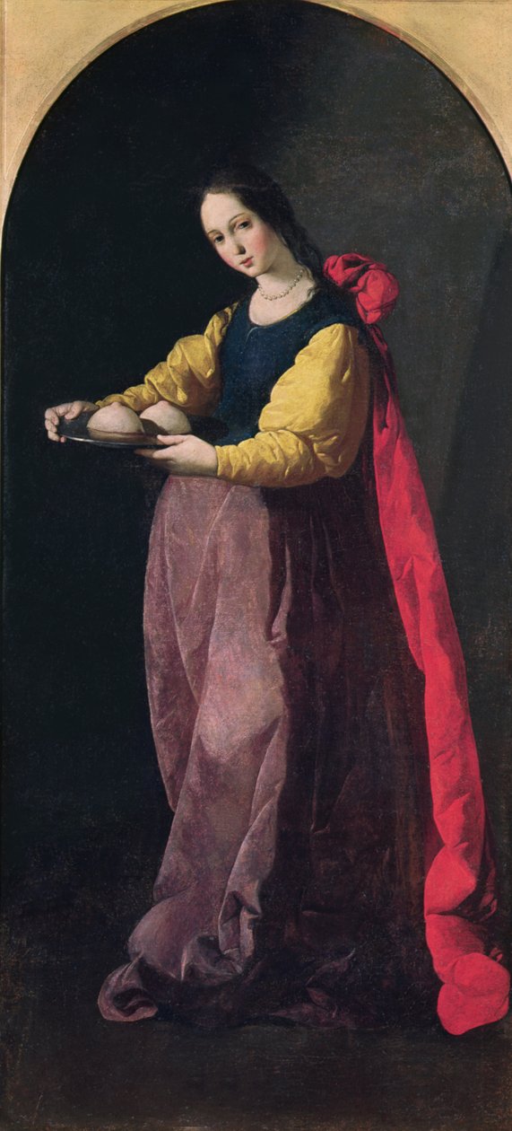 Szent Agáta alkotó: Francisco de Zurbaran