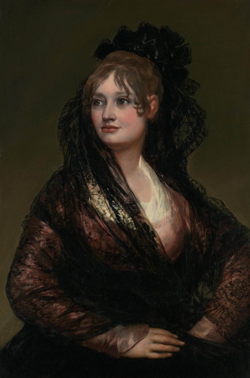 Doña Isabel Cobos de Porcel portréja alkotó: Francisco de Goya