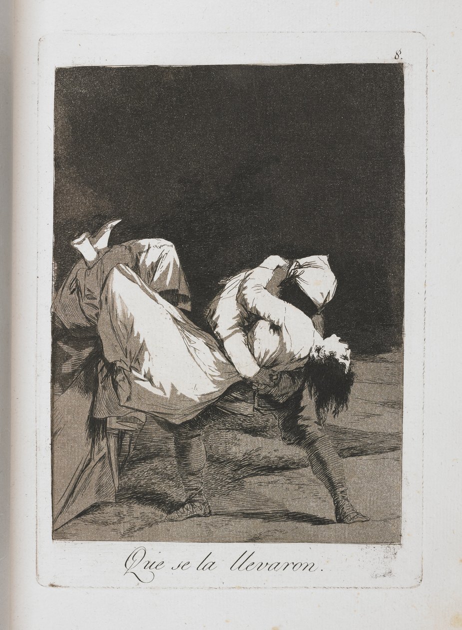 Tányér Los Caprichosból, 1797-1798 alkotó: Francisco de Goya