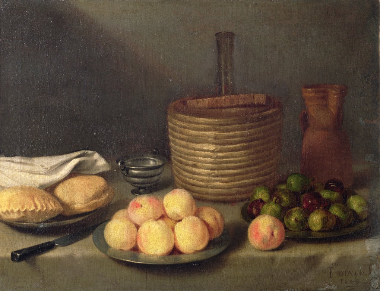 Csendélet gyümölccsel, 1648 alkotó: Francisco Palacios