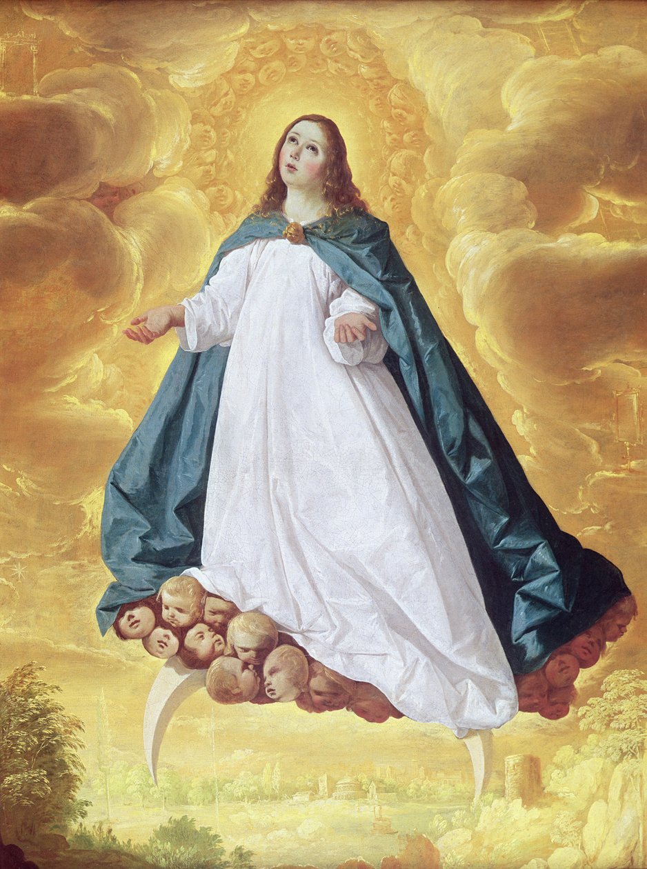 A Szeplőtelen Fogantatás, 1628-30 körül alkotó: Francisco de Zurbaran