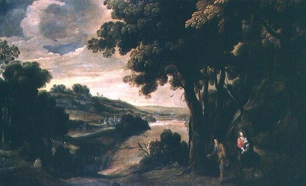 Repülés Egyiptomba alkotó: Francisco Collantes