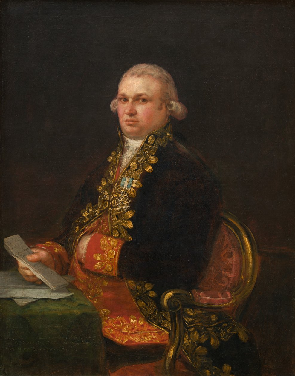 Don Antonio Noriega, 1801. alkotó: Francisco de Goya