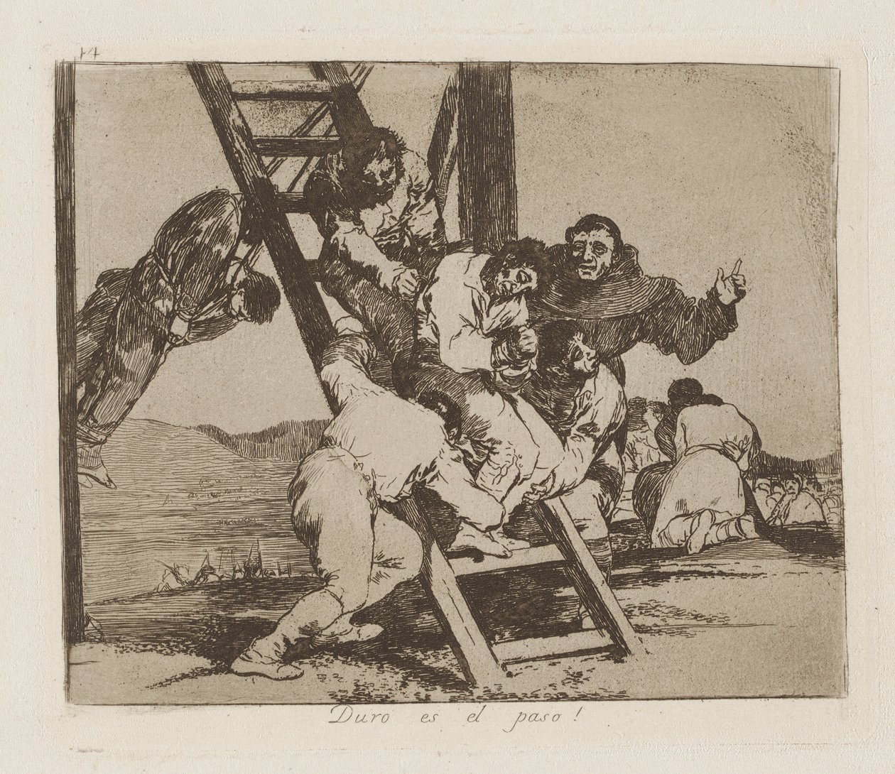 Nehéz a lépés! (Tétel alkotó: Francisco de Goya