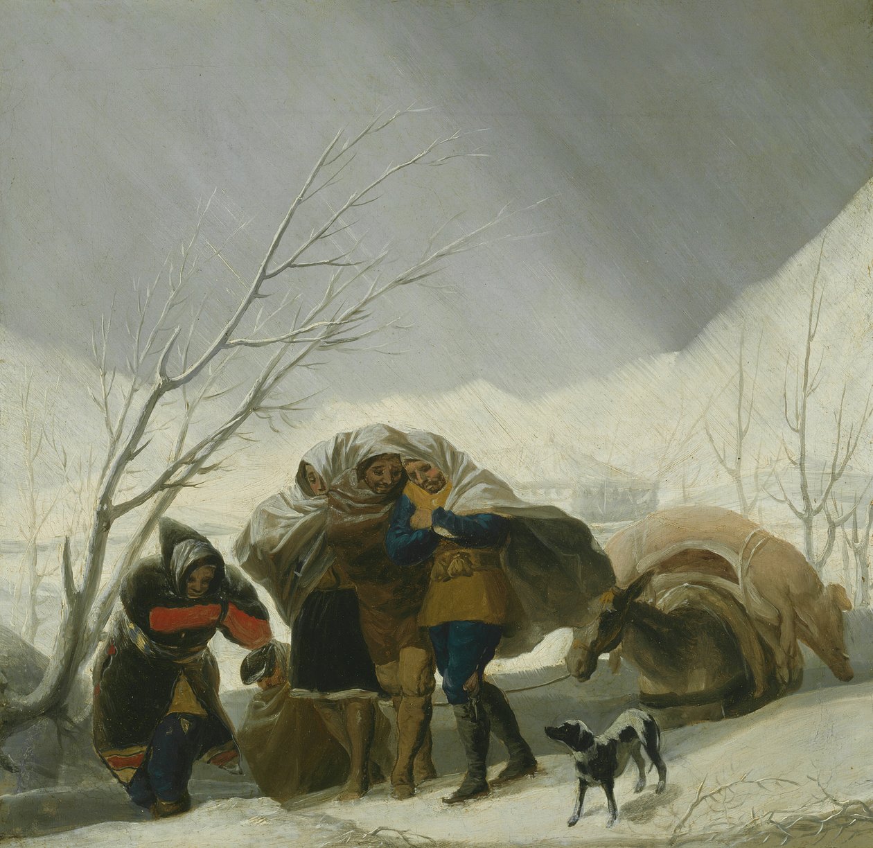 Téli jelenet, c. 1786. alkotó: Francisco de Goya