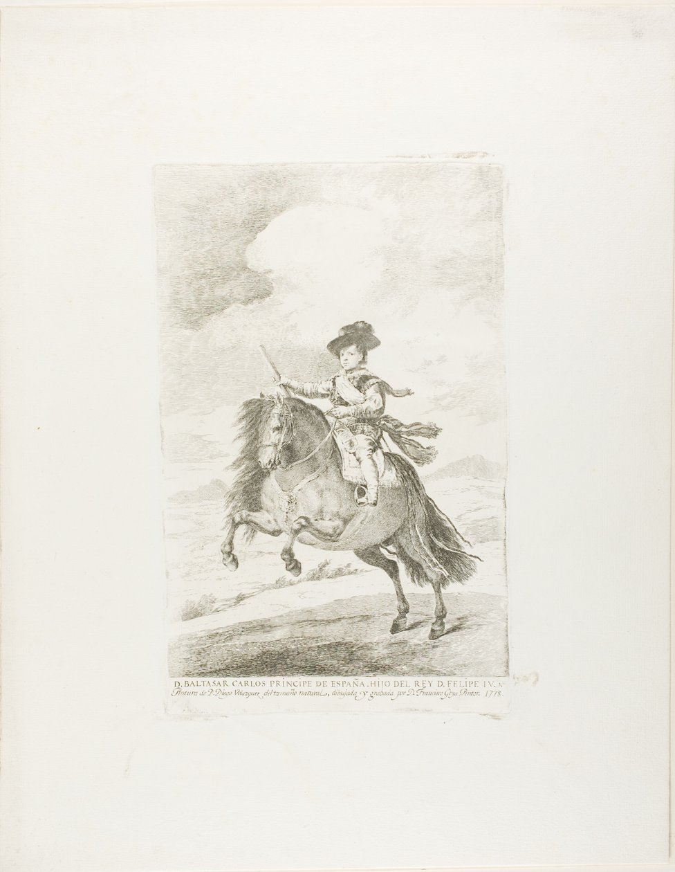 Baltasar Carlos alkotó: Francisco Jose de Goya y Lucientes