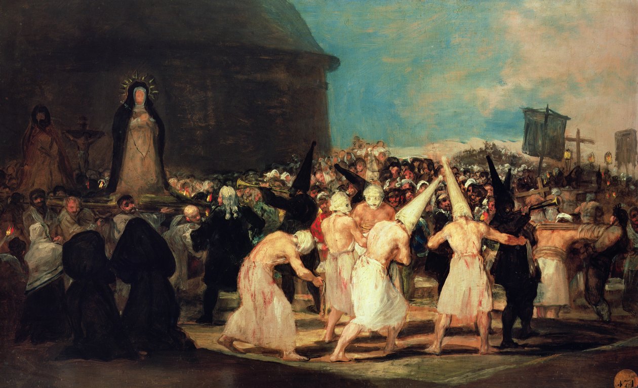 Lobogósok felvonulása alkotó: Francisco de Goya