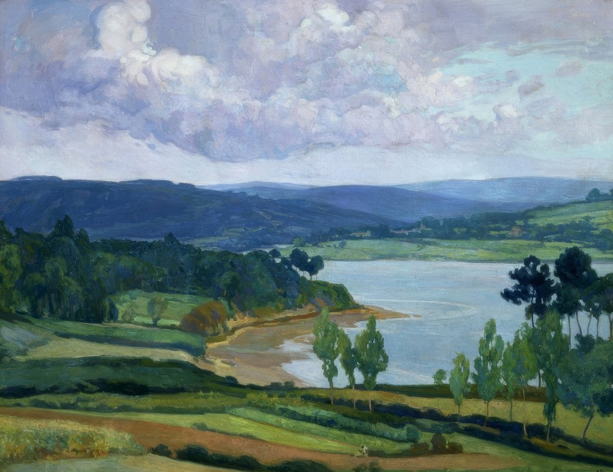 RIA GALLEGA-OLEO / VÁSZON – 90X126–1930 / 36– alkotó: Francisco Llorens Diaz