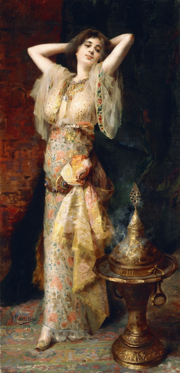 Odalisca, 1898 alkotó: Francisco Masriera y Manovens