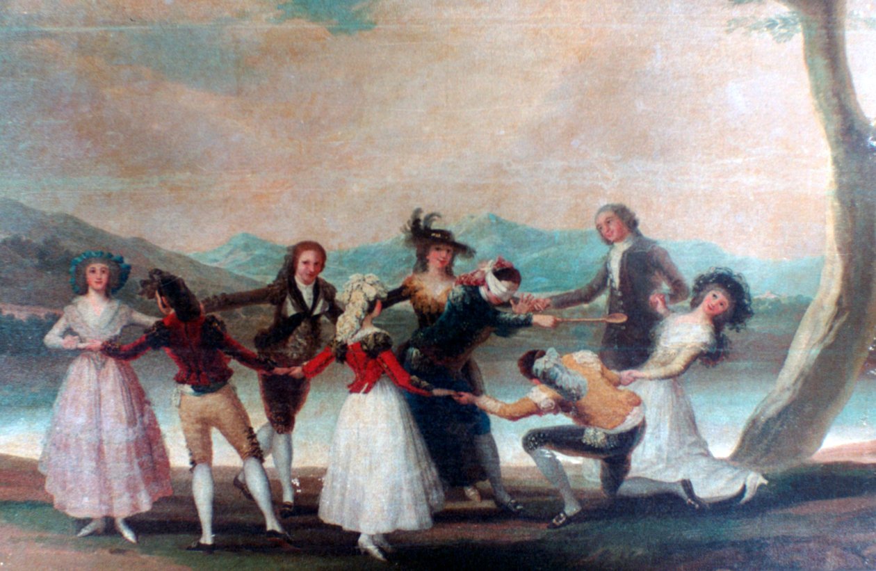 Blind Mans Buff, 1788-1789 alkotó: Francisco de Goya
