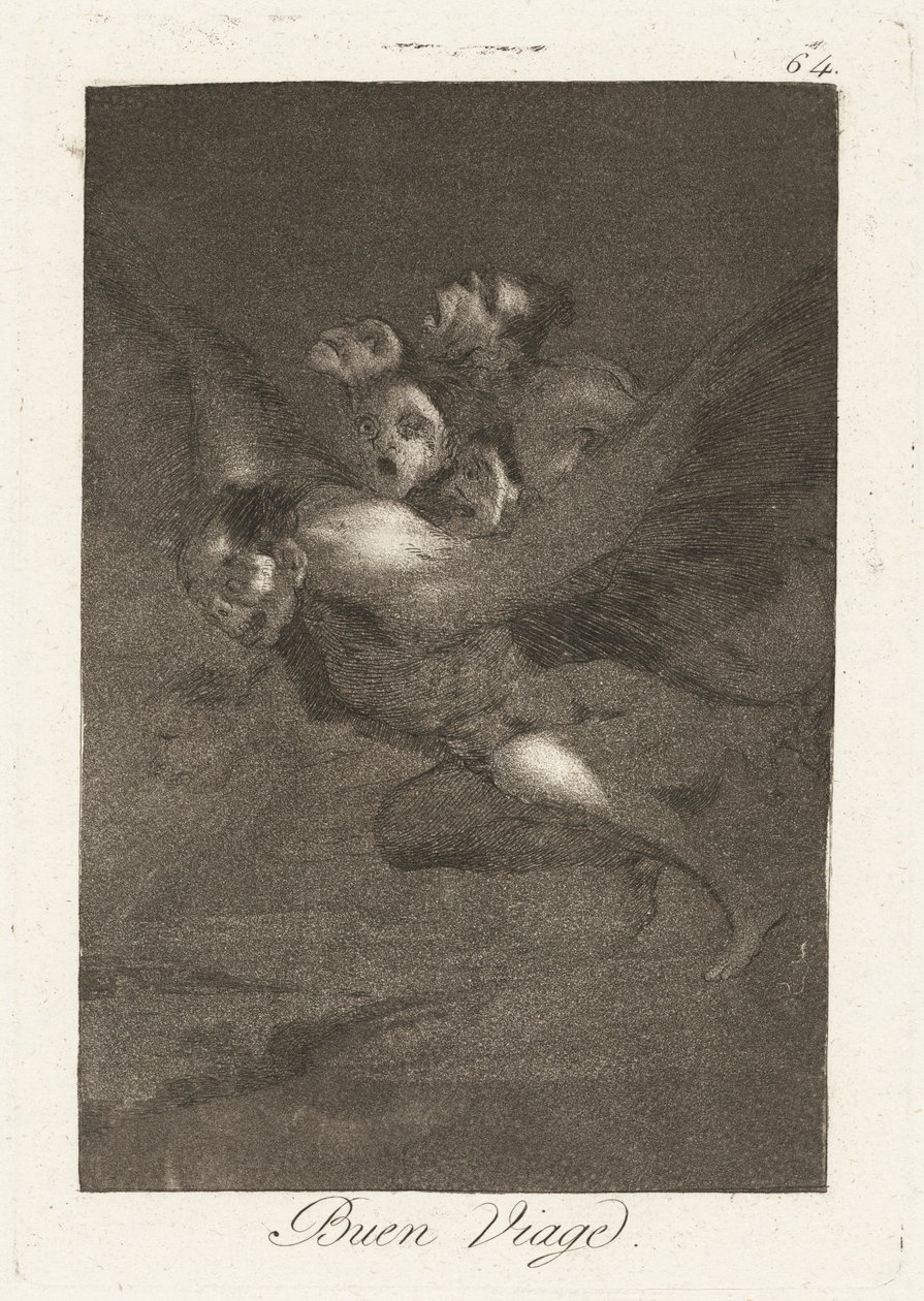 Jó utat (Bon Voyage) alkotó: Francisco de Goya