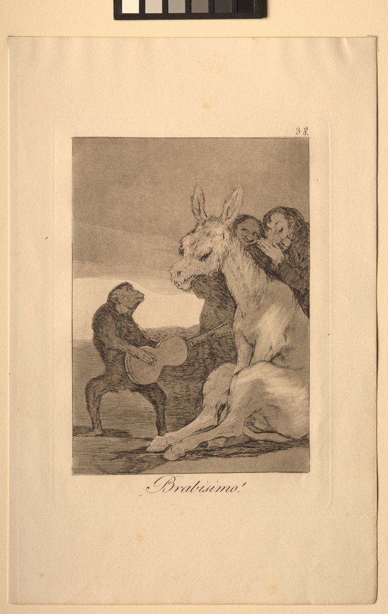 Szeszélyek: Bravó!. alkotó: Francisco de Goya