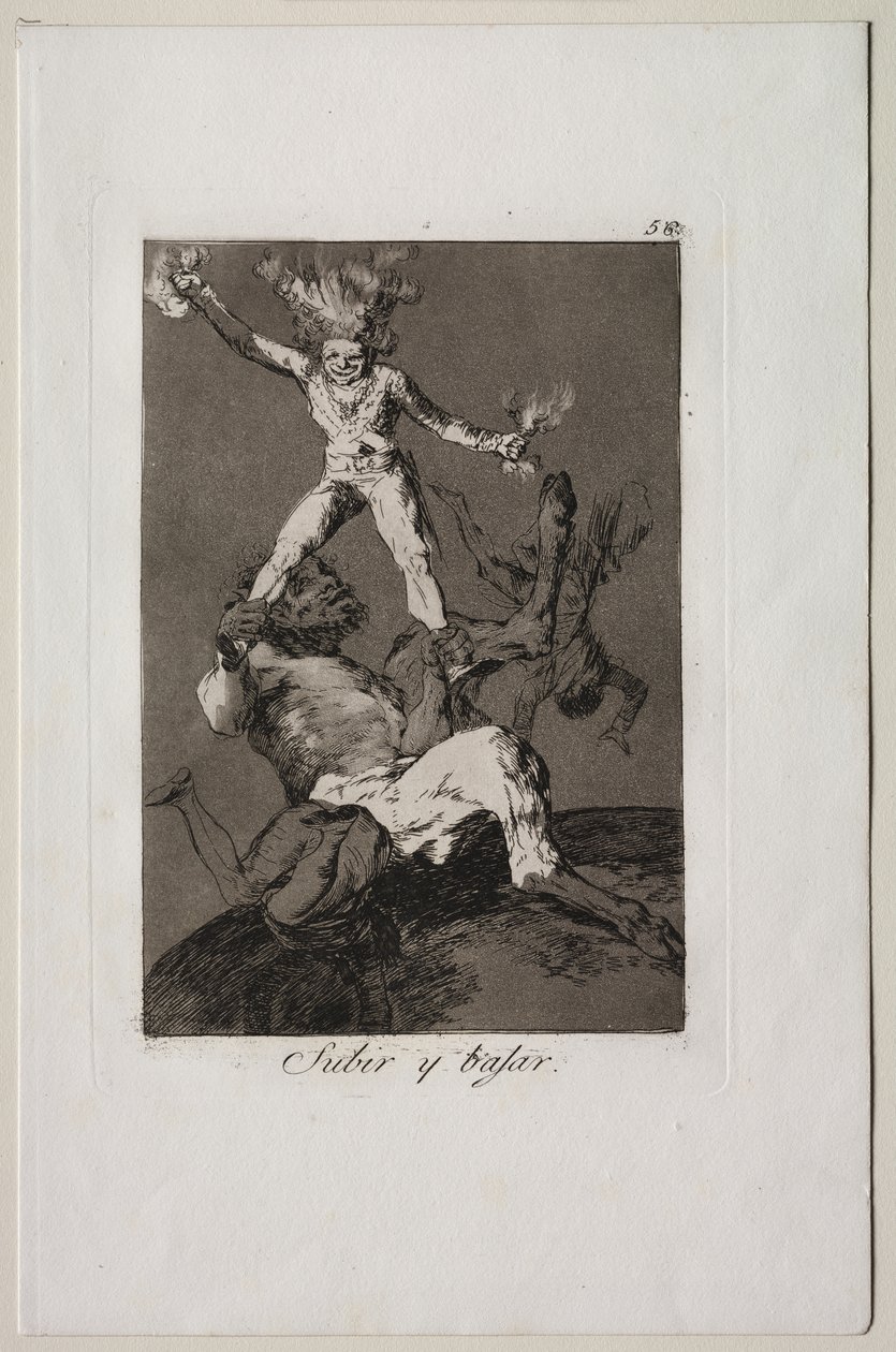 Caprichos: Felemelkedni és bukni alkotó: Francisco de Goya