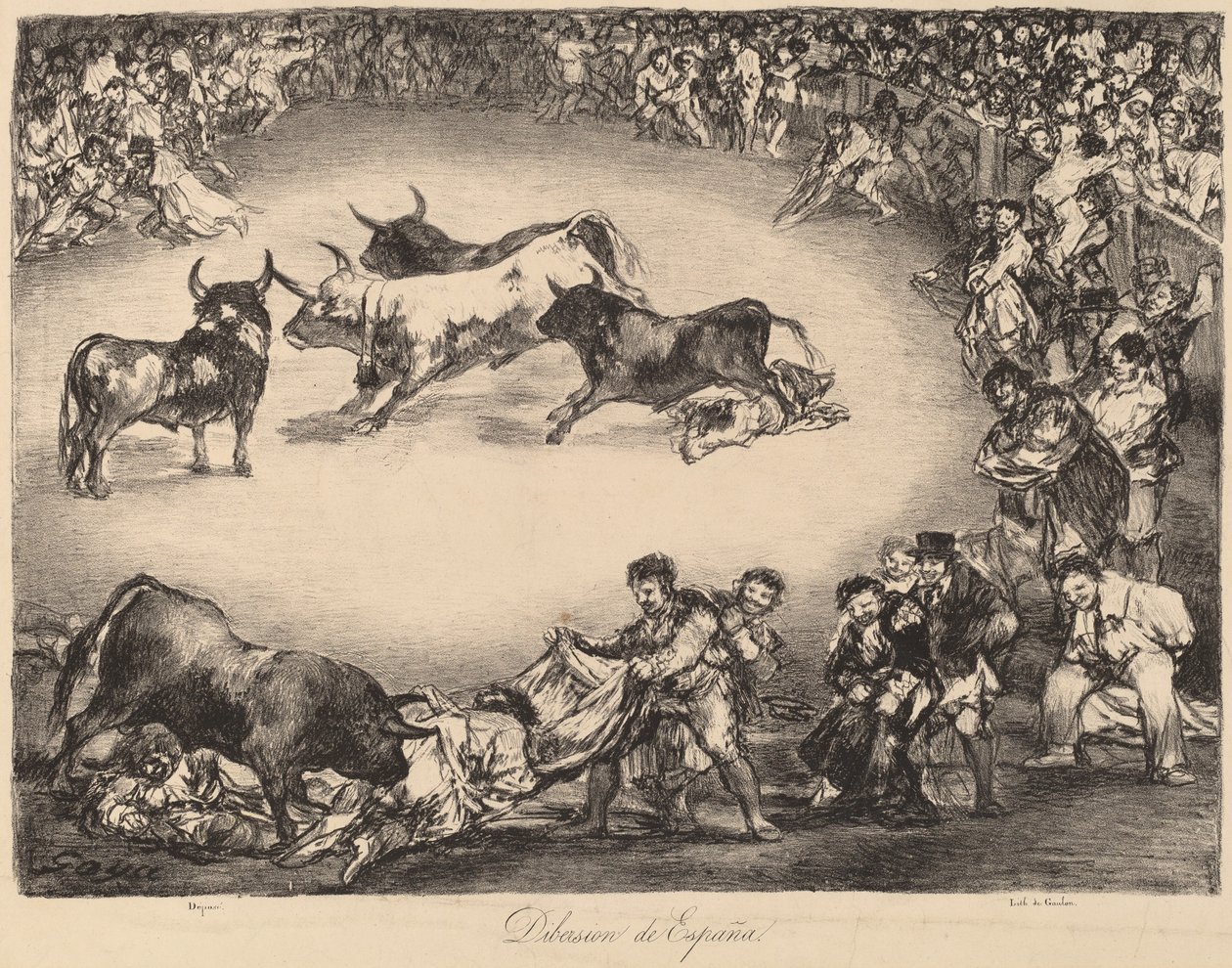 Dibersion de España (spanyol szórakoztató) alkotó: Francisco de Goya