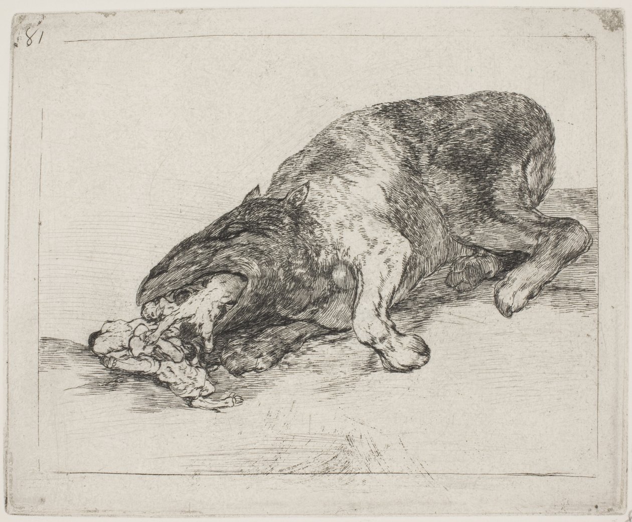 Egy vad szörny (81) alkotó: Francisco de Goya