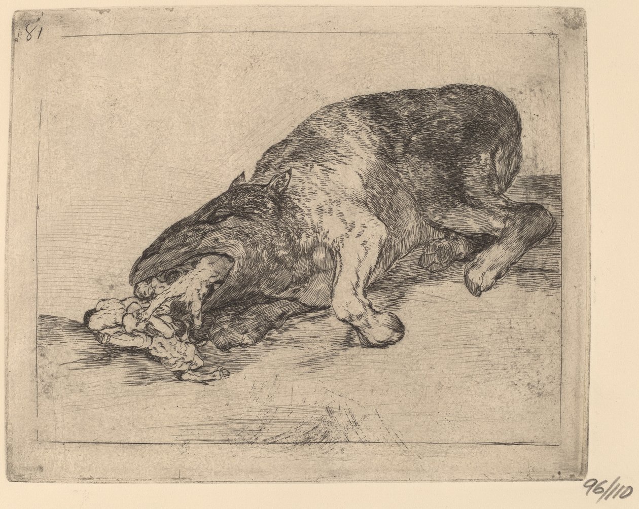 Szörnyű szörnyeteg! (Kedves szörny!) alkotó: Francisco de Goya