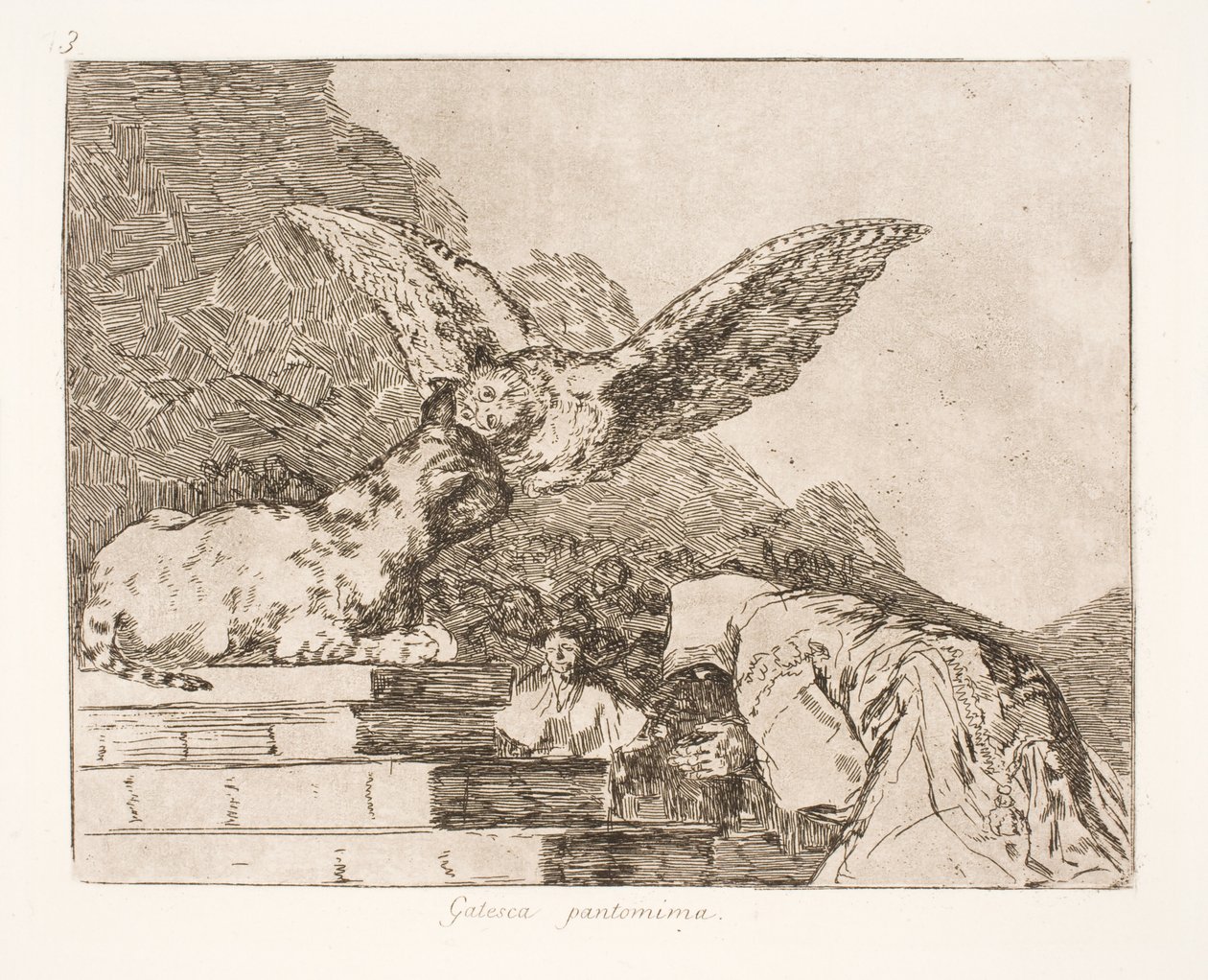 Vettem kenyeret és csúcsokat (73) alkotó: Francisco de Goya