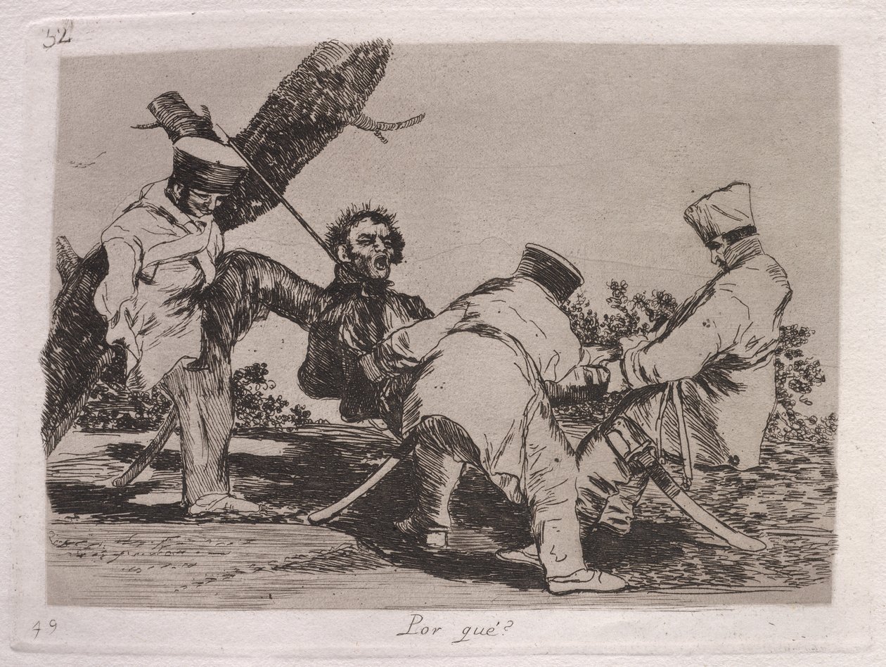 Mert? (miért?) alkotó: Francisco de Goya
