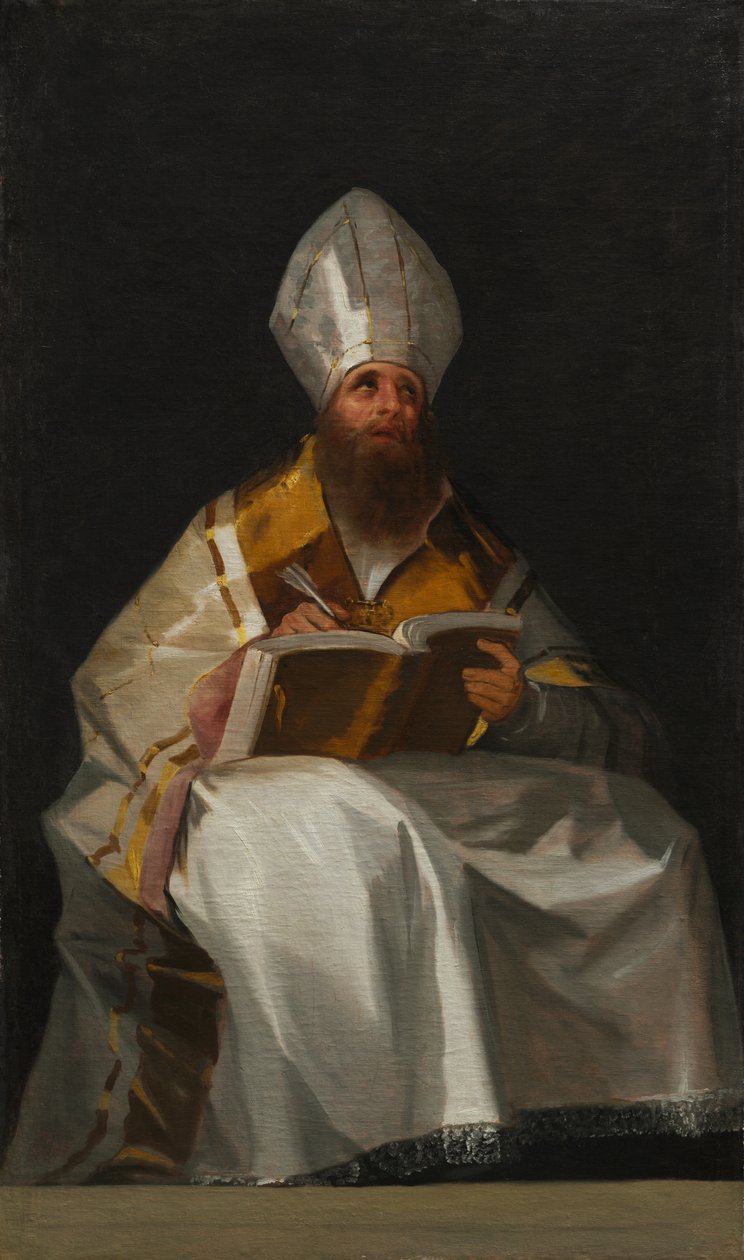 Szent Ambrus, c. 1796-1799. alkotó: Francisco de Goya