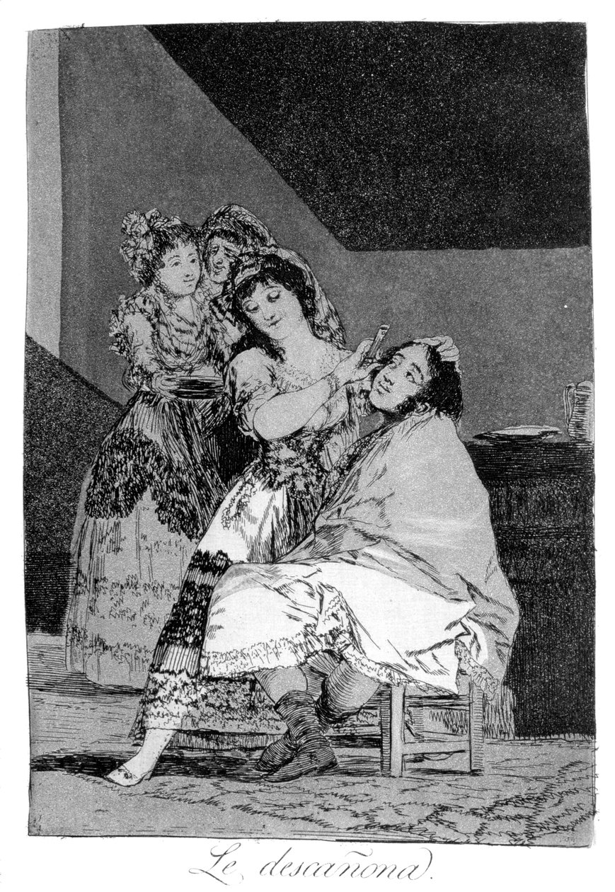 Fölveszi őt, 1799 alkotó: Francisco de Goya