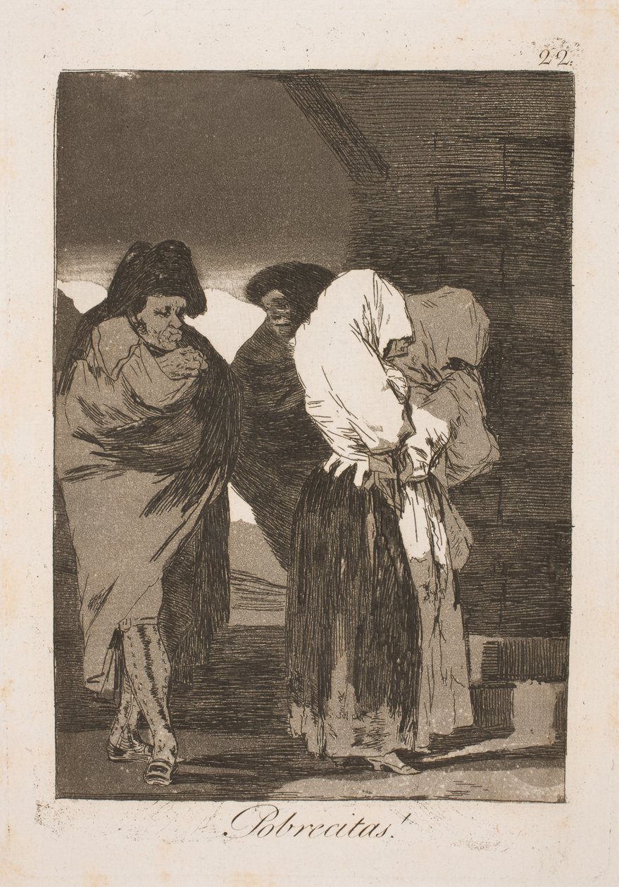 Szegény lányok alkotó: Francisco de Goya