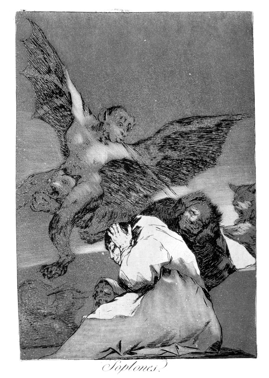 Nyeld le, kutya, 1799 alkotó: Francisco de Goya