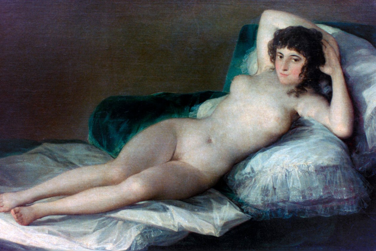 A meztelen Maja, 1800 alkotó: Francisco de Goya