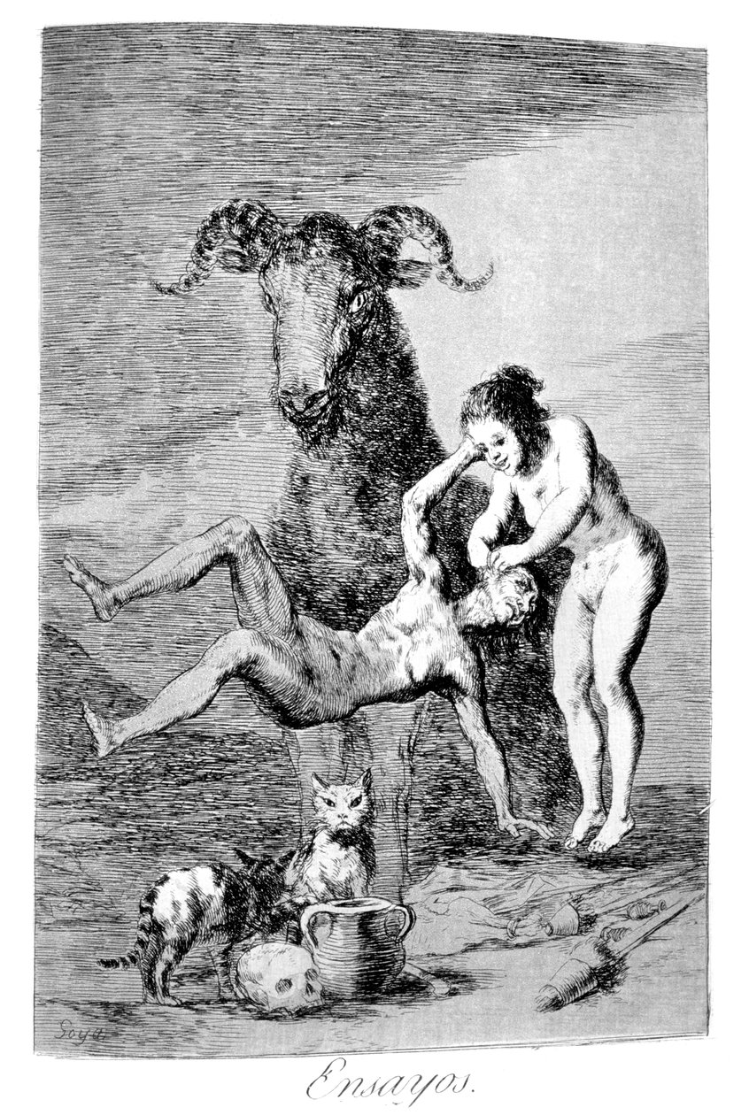Próba, 1799 alkotó: Francisco de Goya