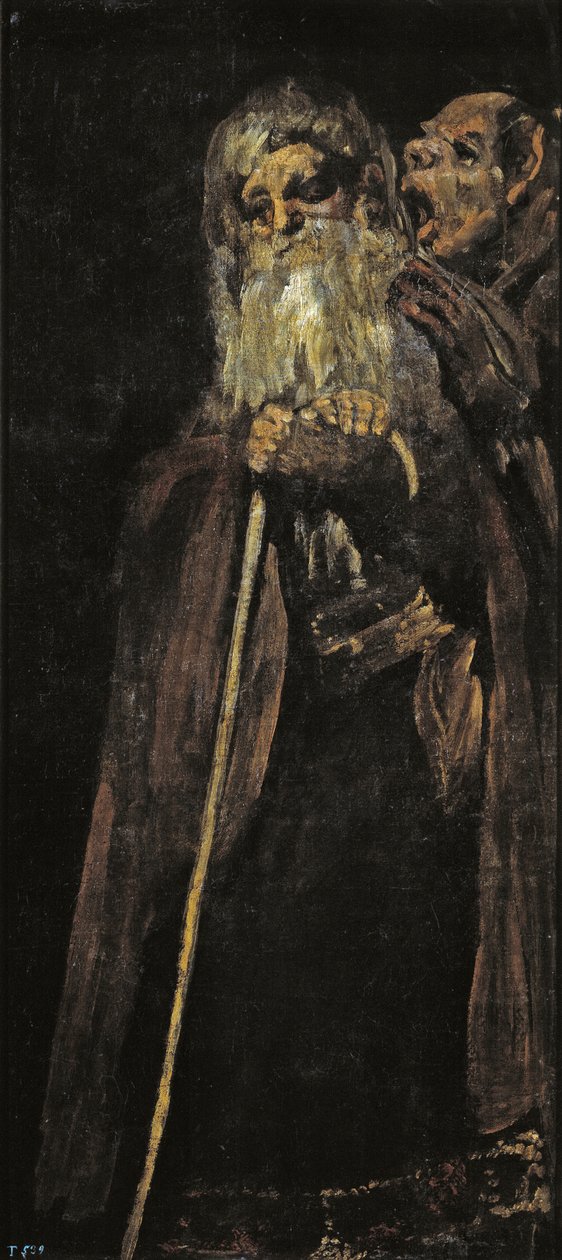 Két öreg Két szerzetes alkotó: Francisco de Goya