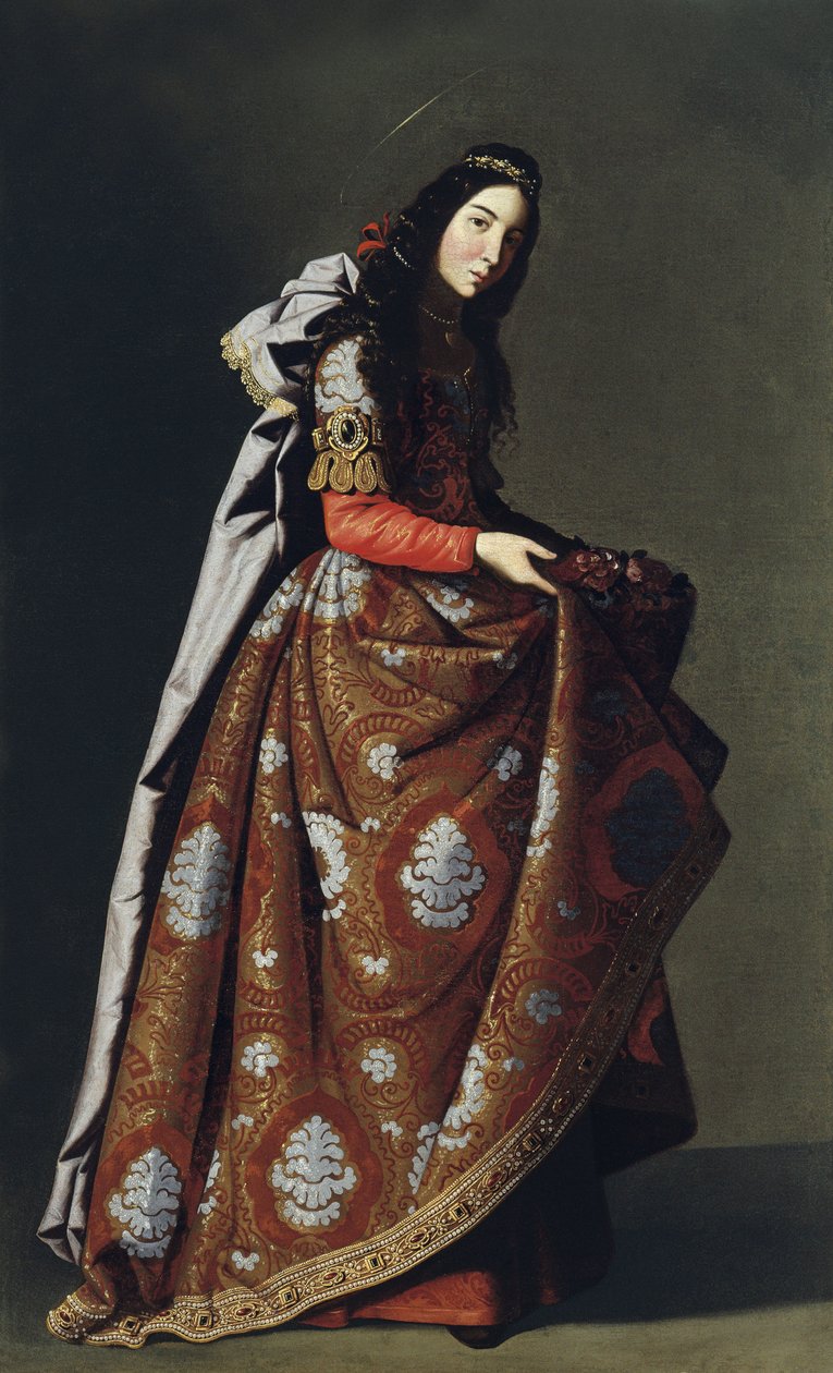 Toledói Szent Casilda, kb. 1630-1634 alkotó: Francisco de Zurbaran