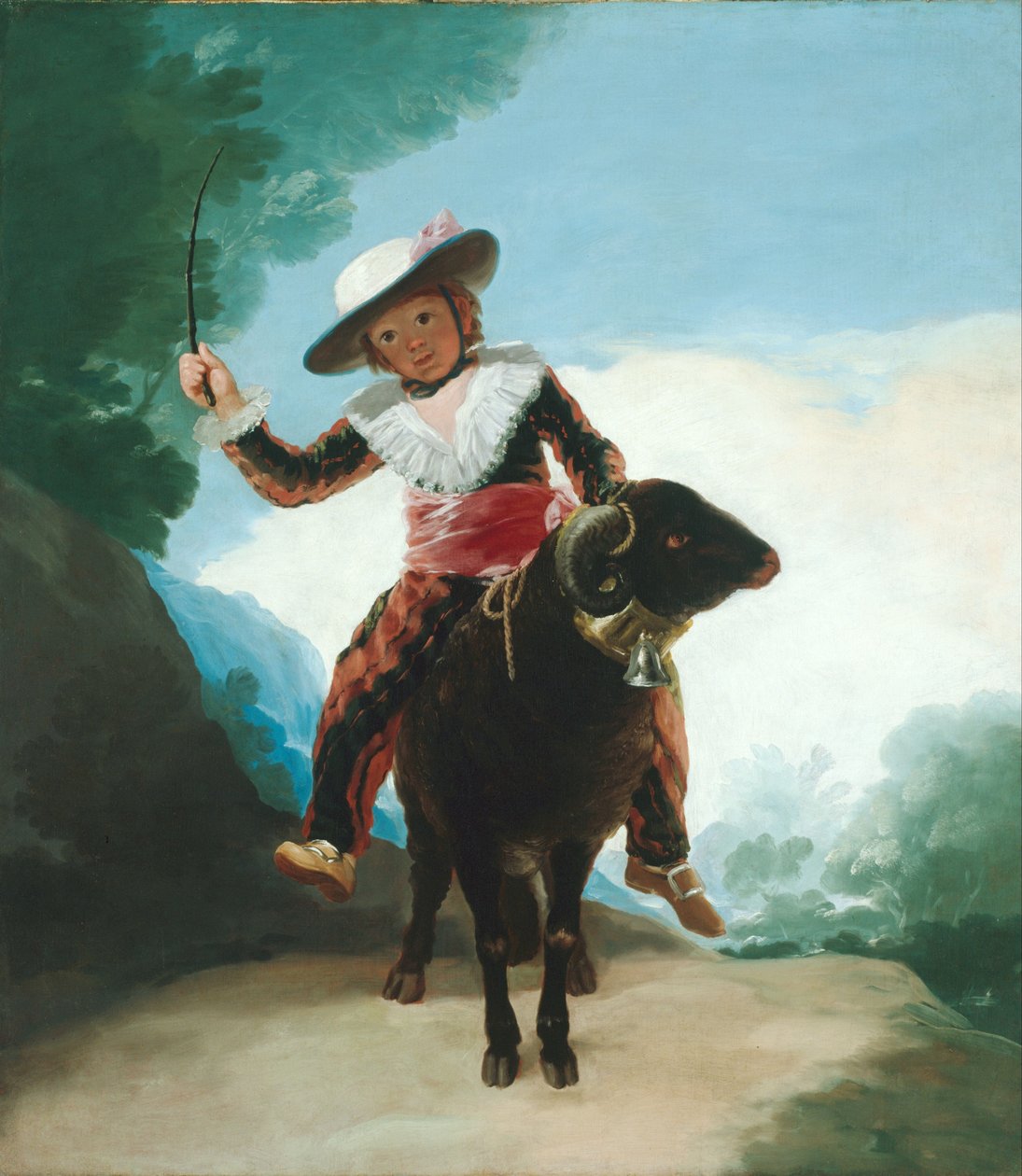 Fiú a koson alkotó: Francisco de Goya