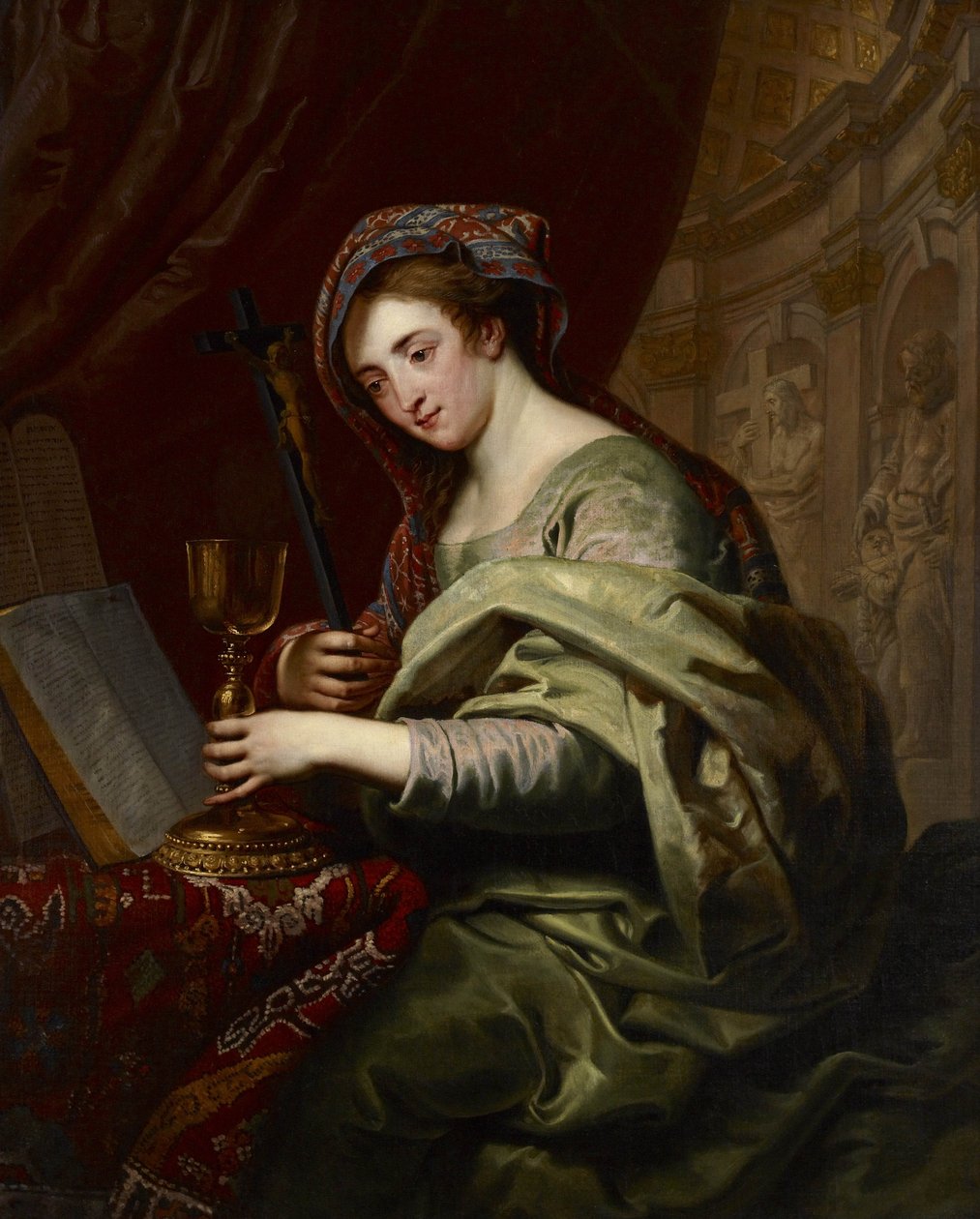 Hit, 1675-1700 körül alkotó: Franco Flemish School