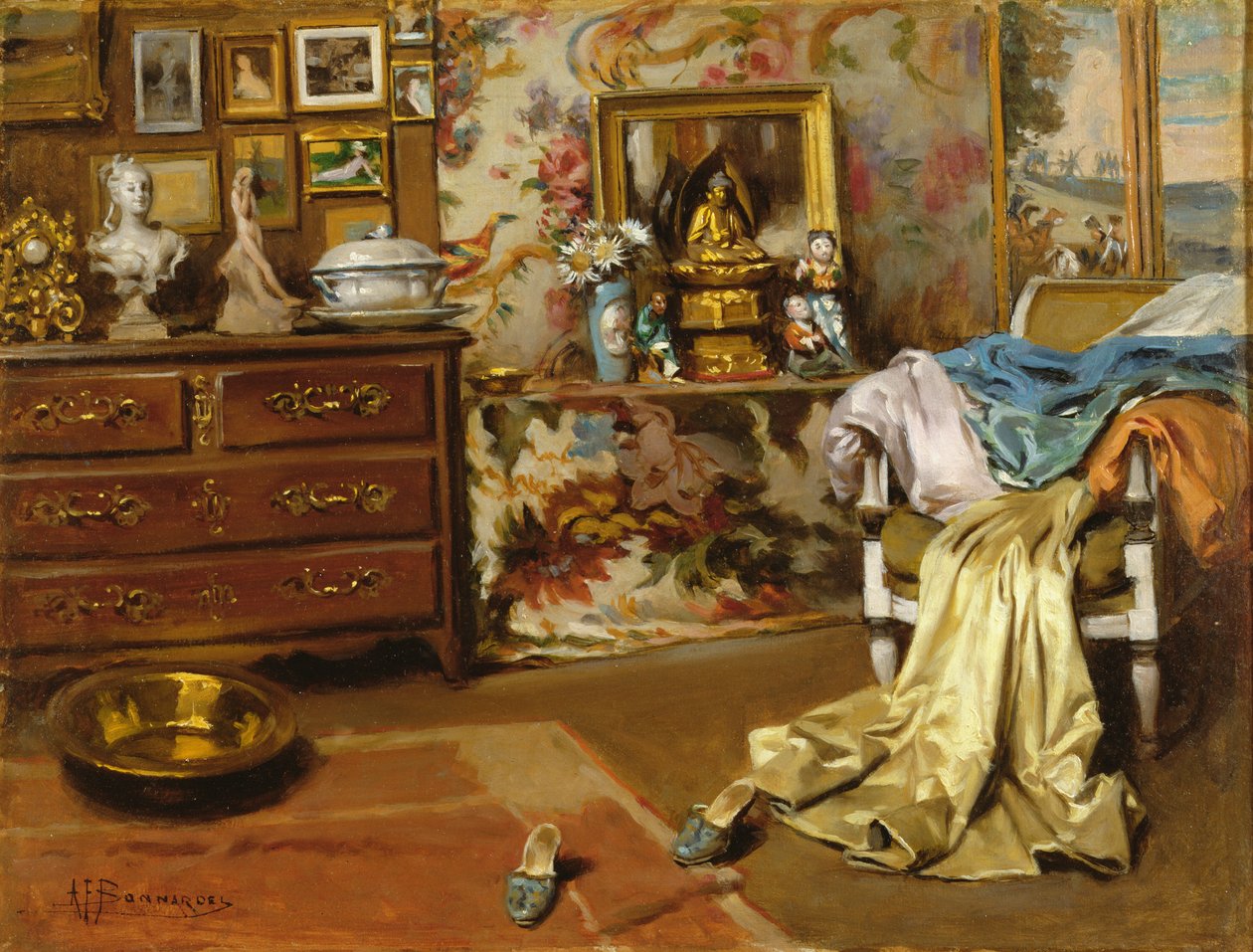 A hálószoba alkotó: Francois Alexandre Bonnardel