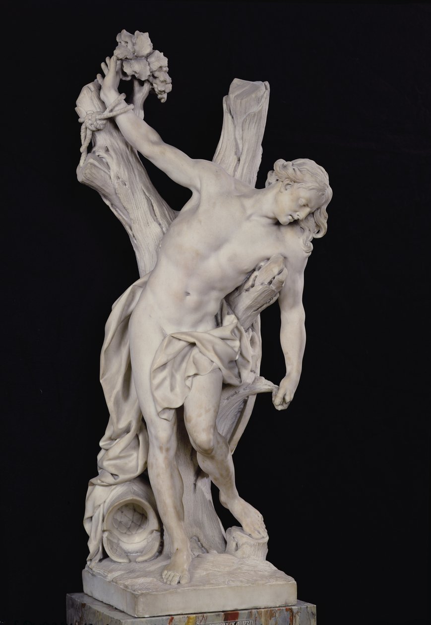 Szent Sebestyén, 1712 (márvány) alkotó: Francois Coudray