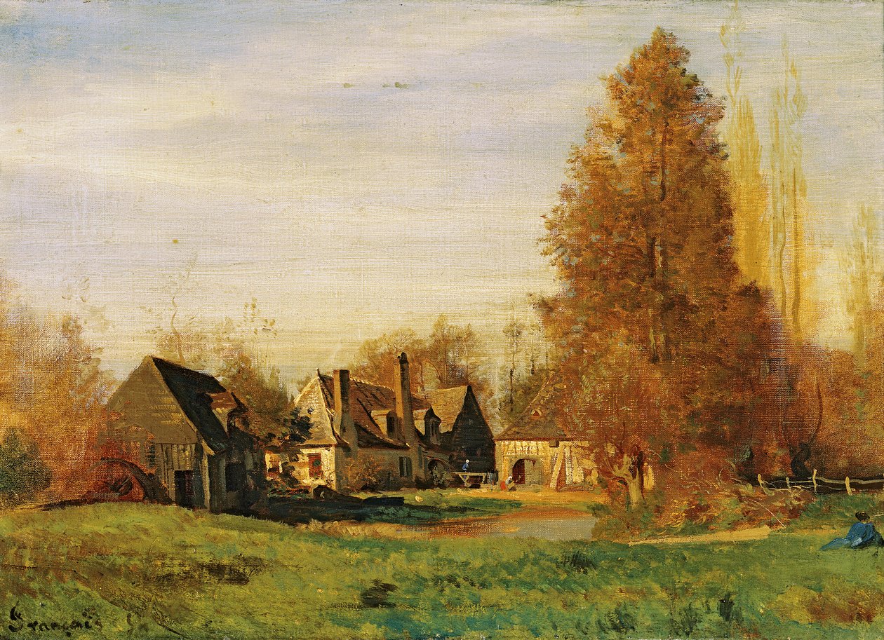 Tanyaudvar alkotó: Francois Louis Francais