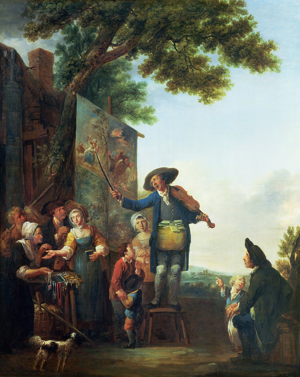 A hegedűs alkotó: Francois Louis Joseph Watteau
