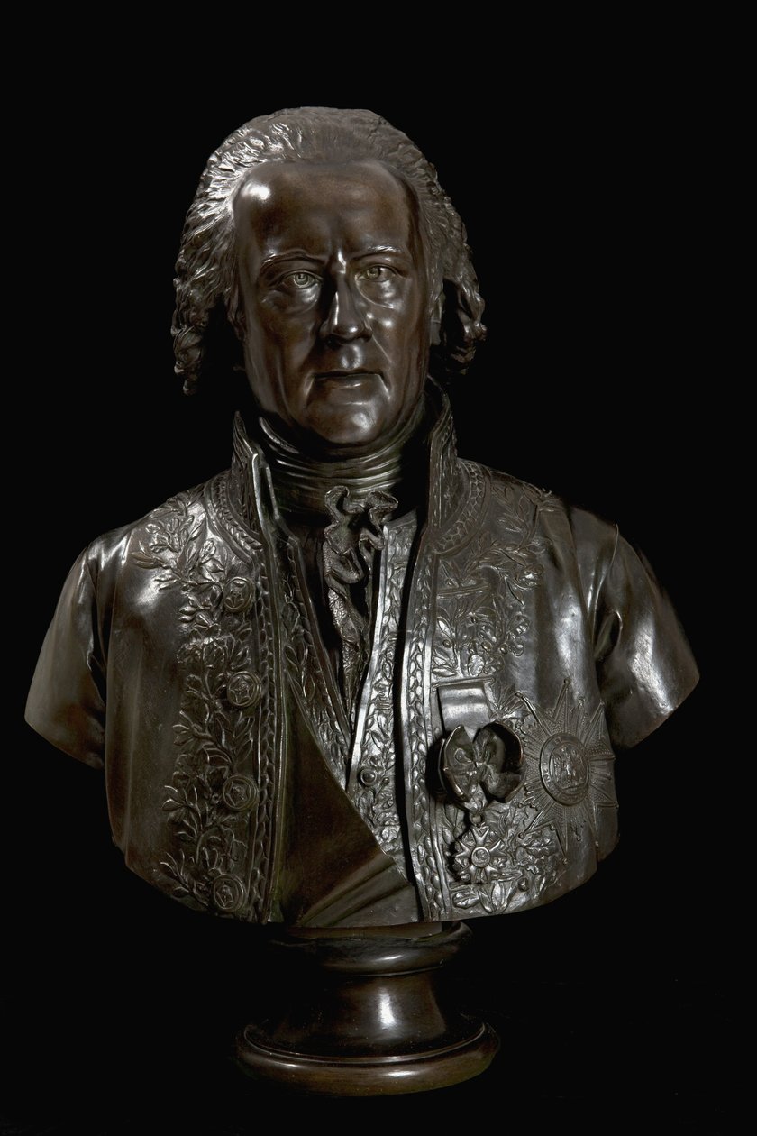 Jean-Etienne-Marie Portalis mellszobra (bronz) alkotó: Francois Masson
