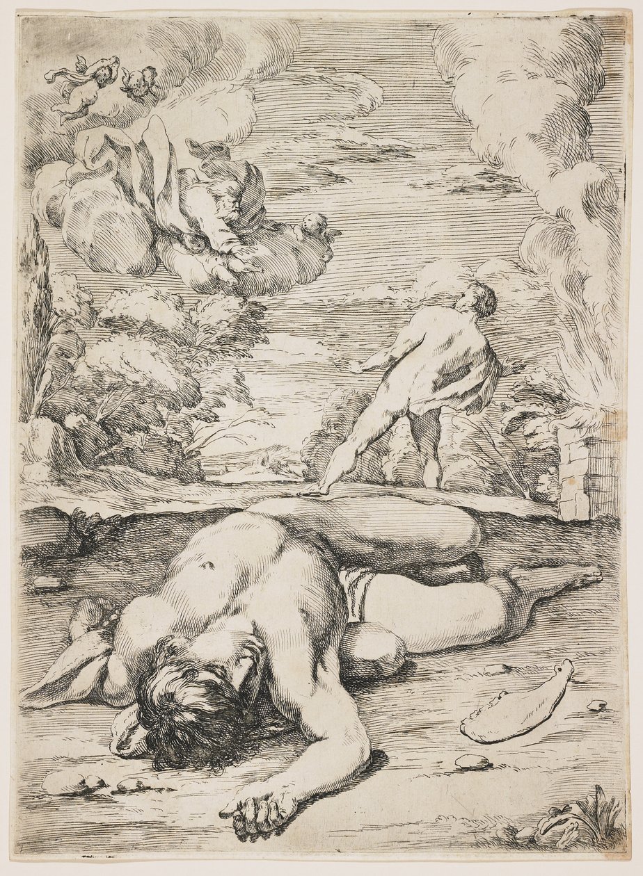 Ábel halála, 1630-as évek vége – 1640-es évek eleje alkotó: Francois Perrier