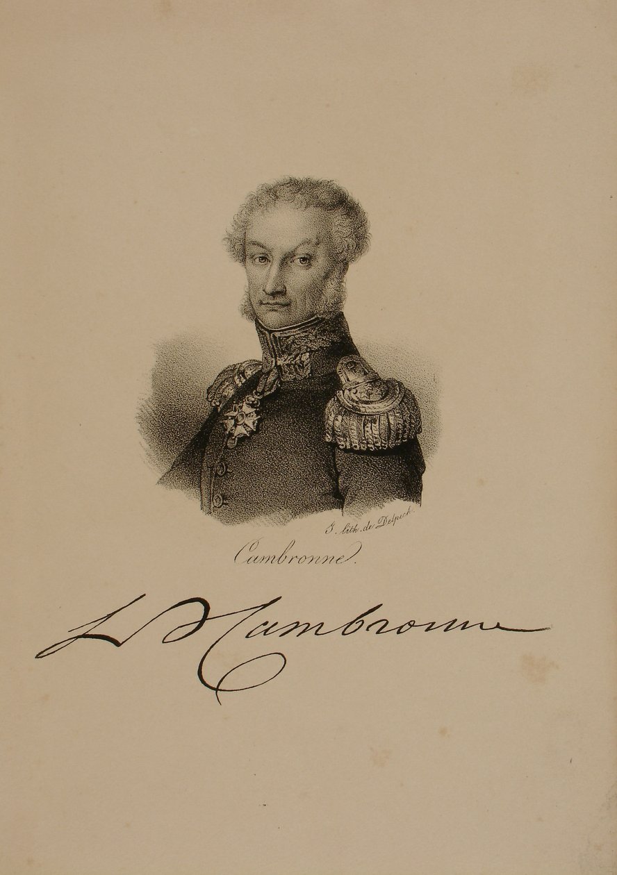 Etienne Cambronne tábornok (1770-1842) portréja alkotó: Francois Seraphin Delpech
