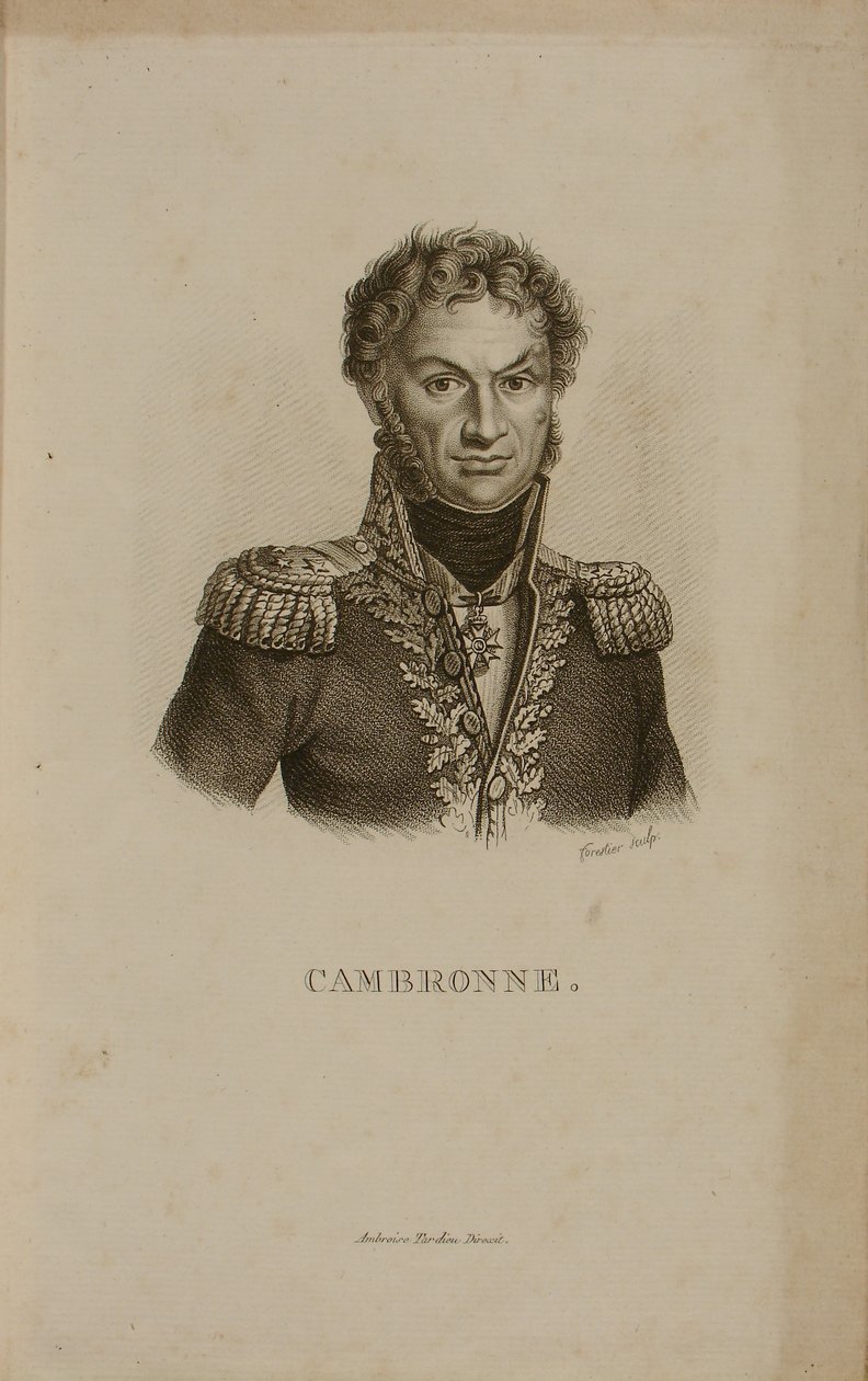 Etienne Cambronne tábornok (1770-1842) portréja alkotó: Francois Seraphin Delpech
