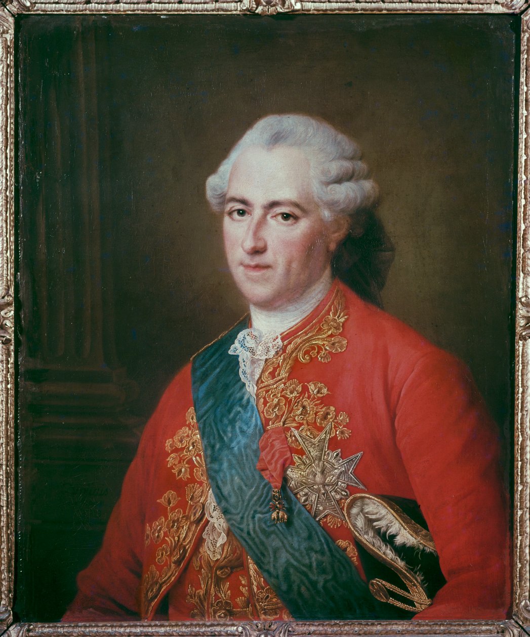 King Louis XVth ... (festmény, vászon) alkotó: Francois Hubert Drouais