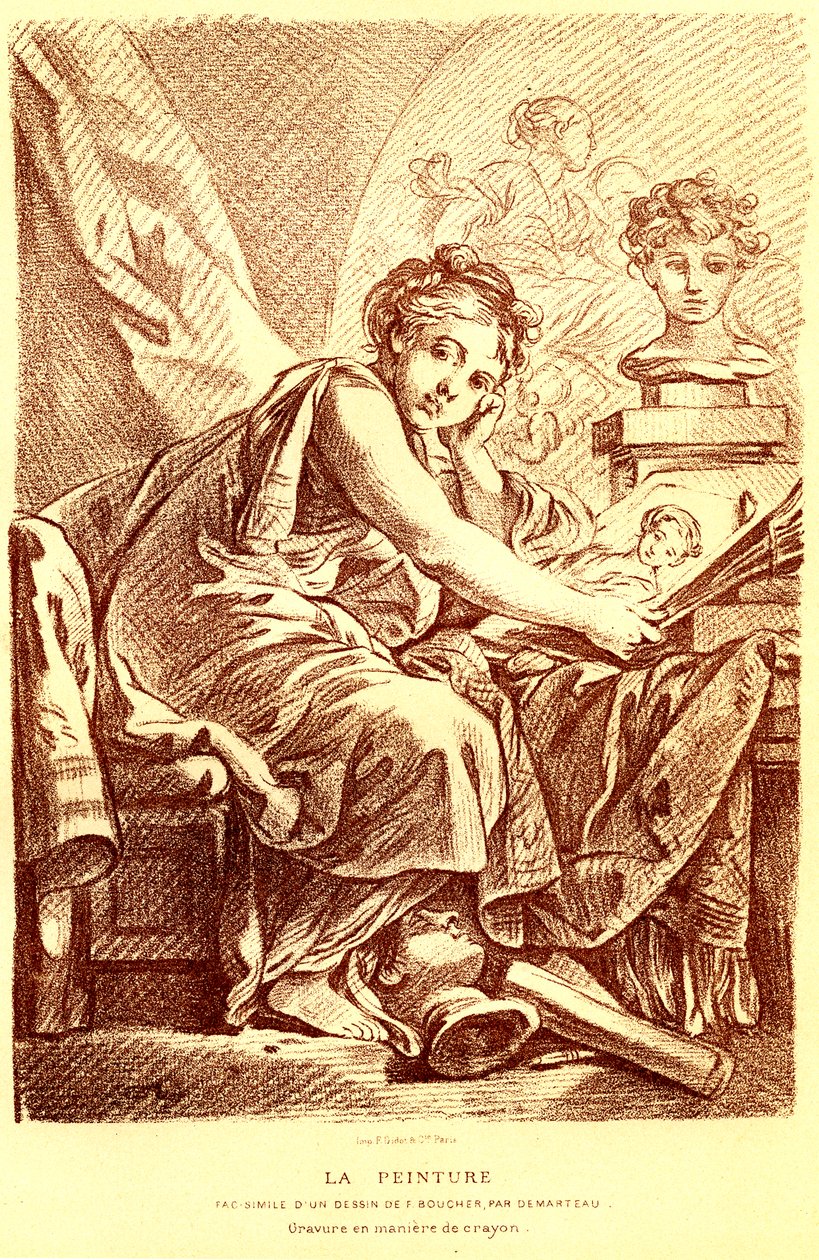 A festmény alkotó: Francois (after) Boucher