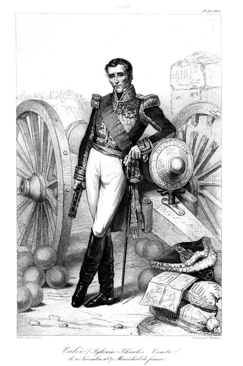 Sylvain Charles Valée 1773-1840, Franciaország marsallja, 1839. alkotó: Francois