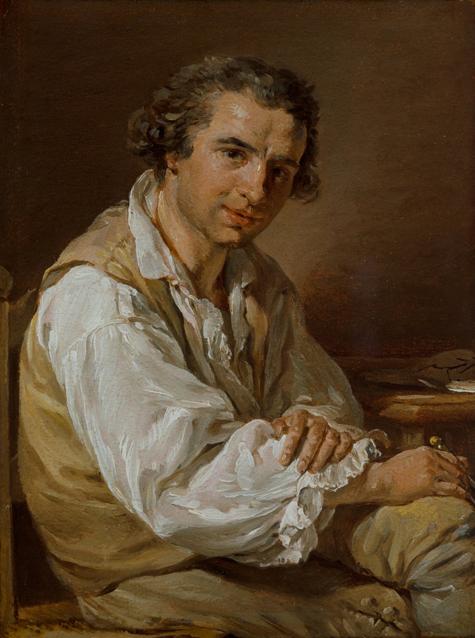 Egy építész portréja alkotó: François André Vincent